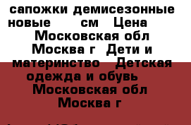 сапожки демисезонные новые 12,5 см › Цена ­ 700 - Московская обл., Москва г. Дети и материнство » Детская одежда и обувь   . Московская обл.,Москва г.